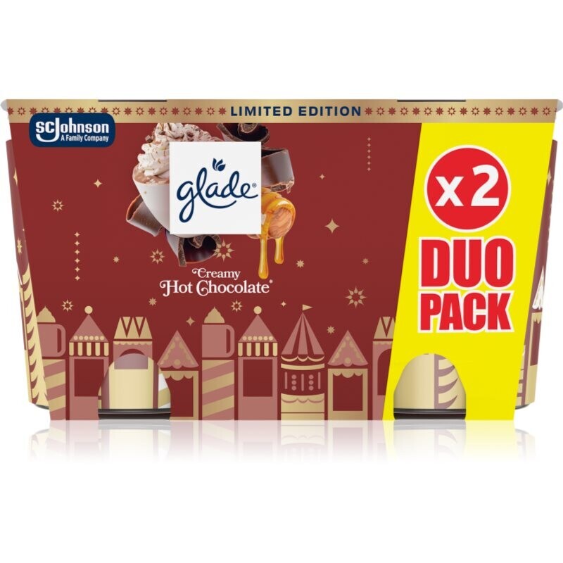GLADE Creamy Hot Chocolate gift set 2x112 g