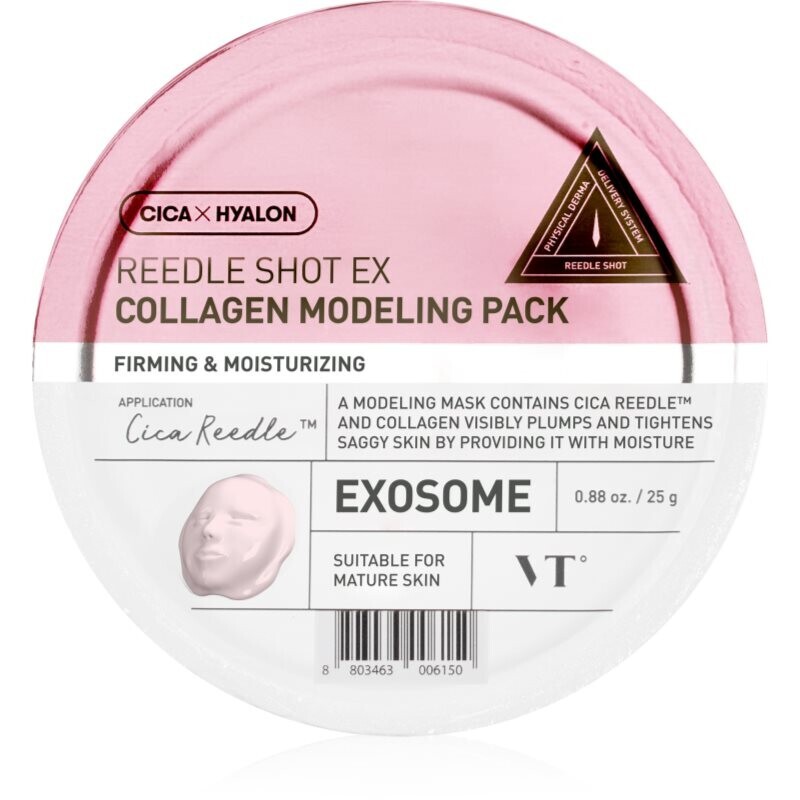 VT Cosmetics Reedle Shot EX Collagen Modeling Pack firming collagen mask with moisturising effect 25 g