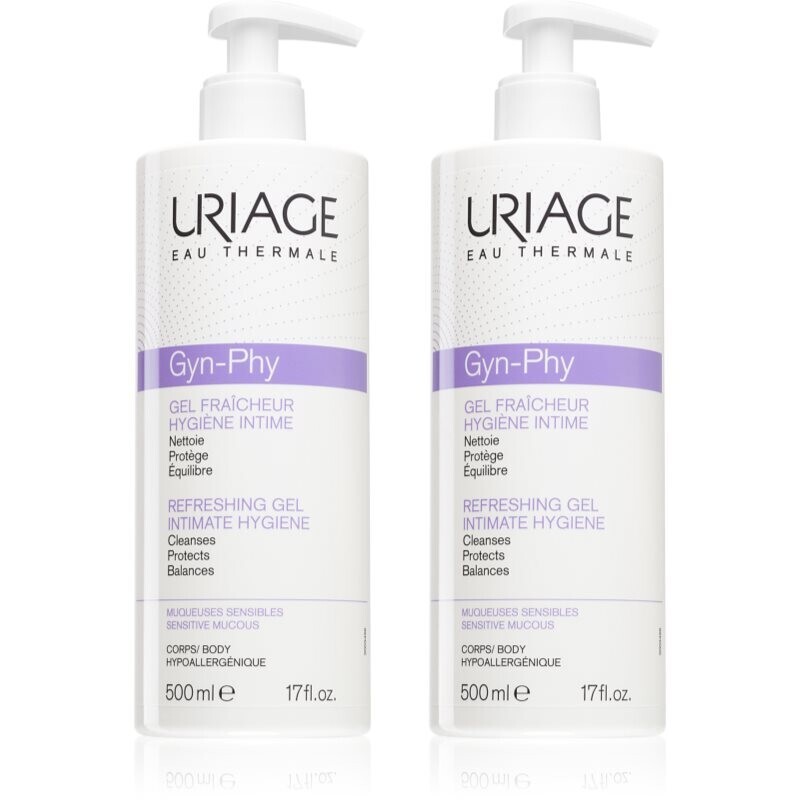 Uriage Gyn-Phy Refreshing Gel Intimate Hygiene set for intimate hygiene