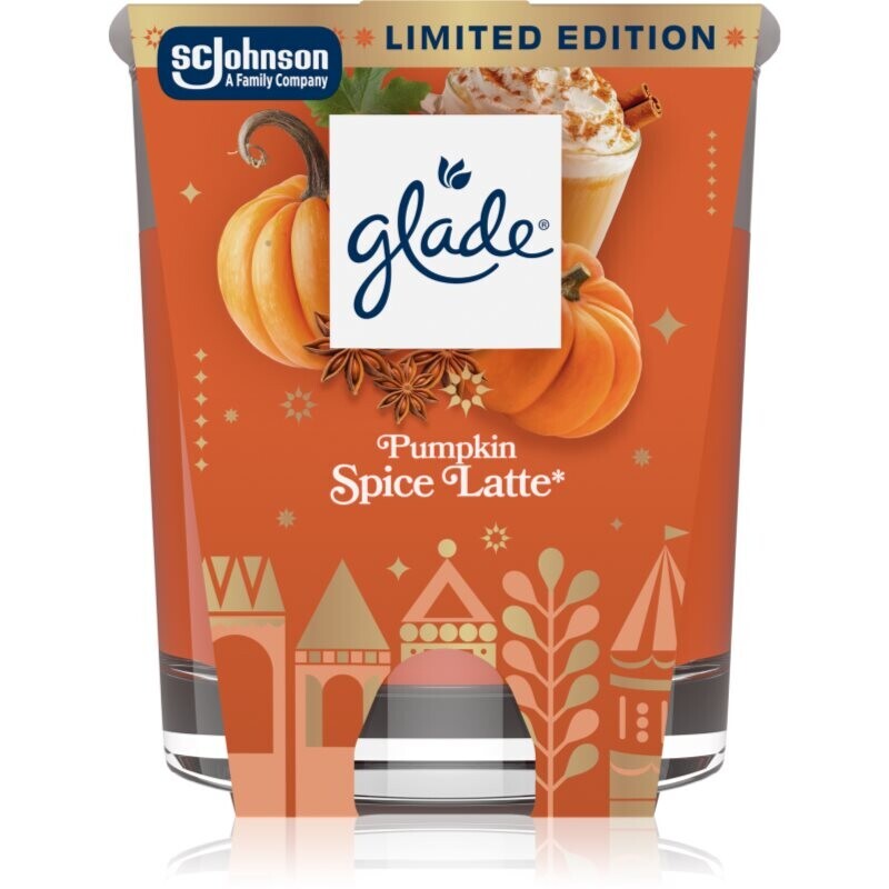 GLADE Pumpkin Spice Latte NEW scented candle 112 g