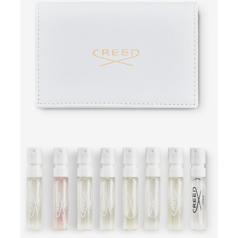 Creed Leather Sample Wallet - White set for women
