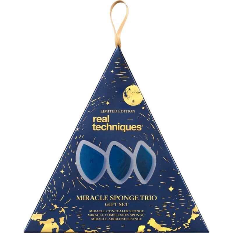Real Techniques Holiday Miracle Sponge Trio set of make-up sponges