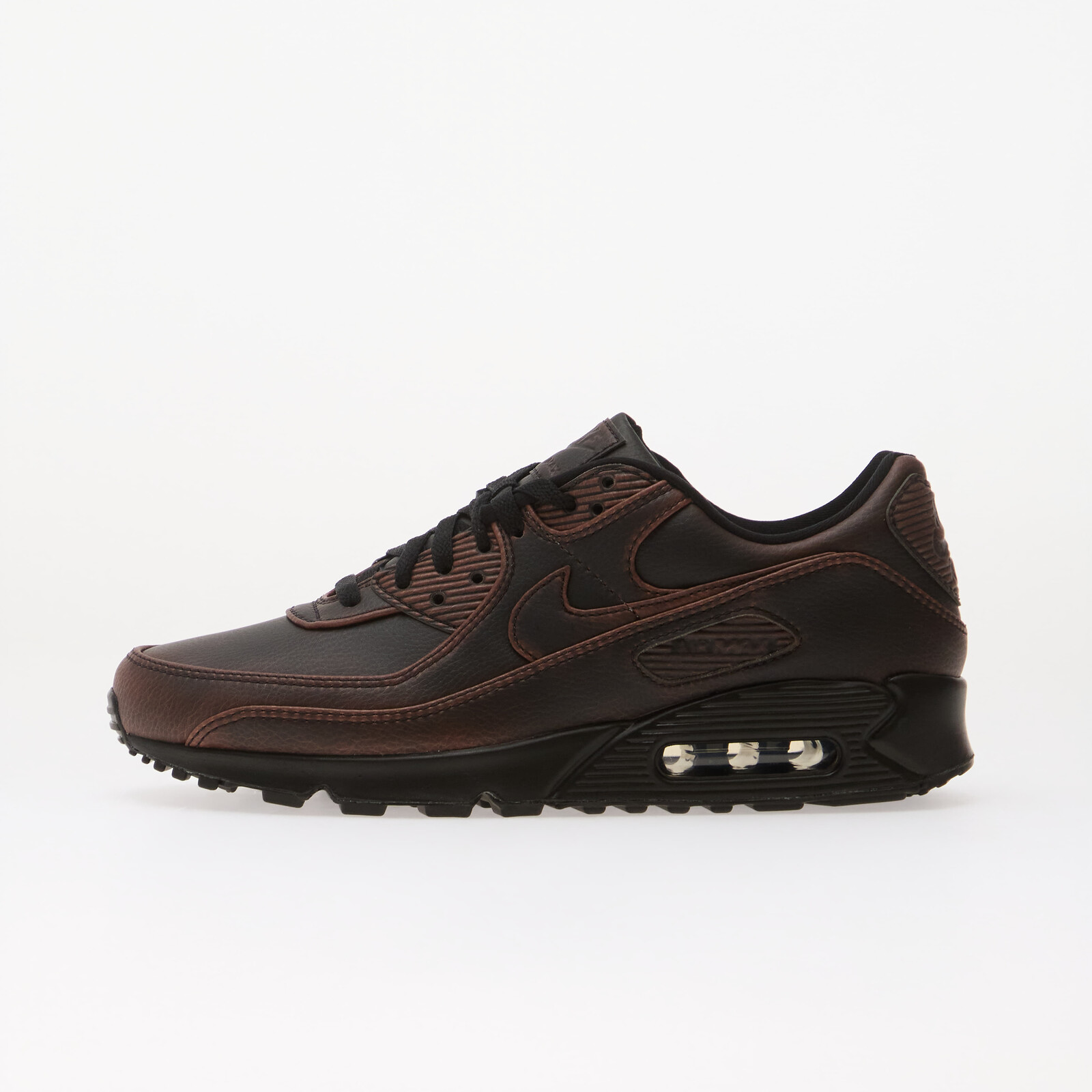 Sneakers Nike Air Max 90 Premium Essential Black/ Black-Cinnamon UK 10.5