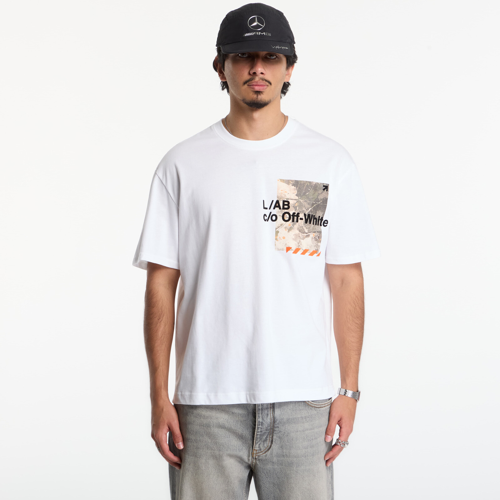 T-shirt L/AB c/o Off-White™ Camo S/S Tee White L