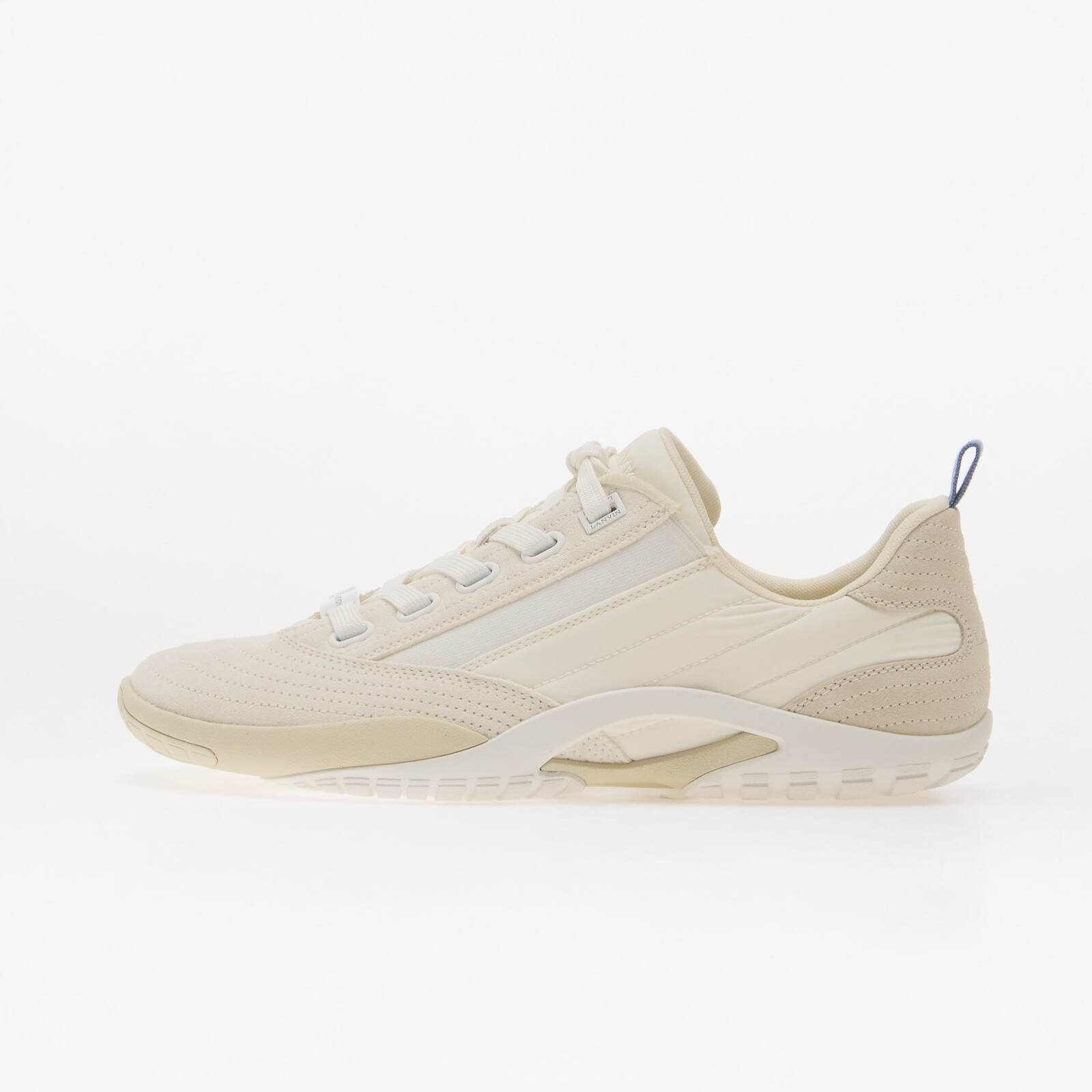 Sneakers Lanvin New Soccer Lace Up Leather Beige UK 7
