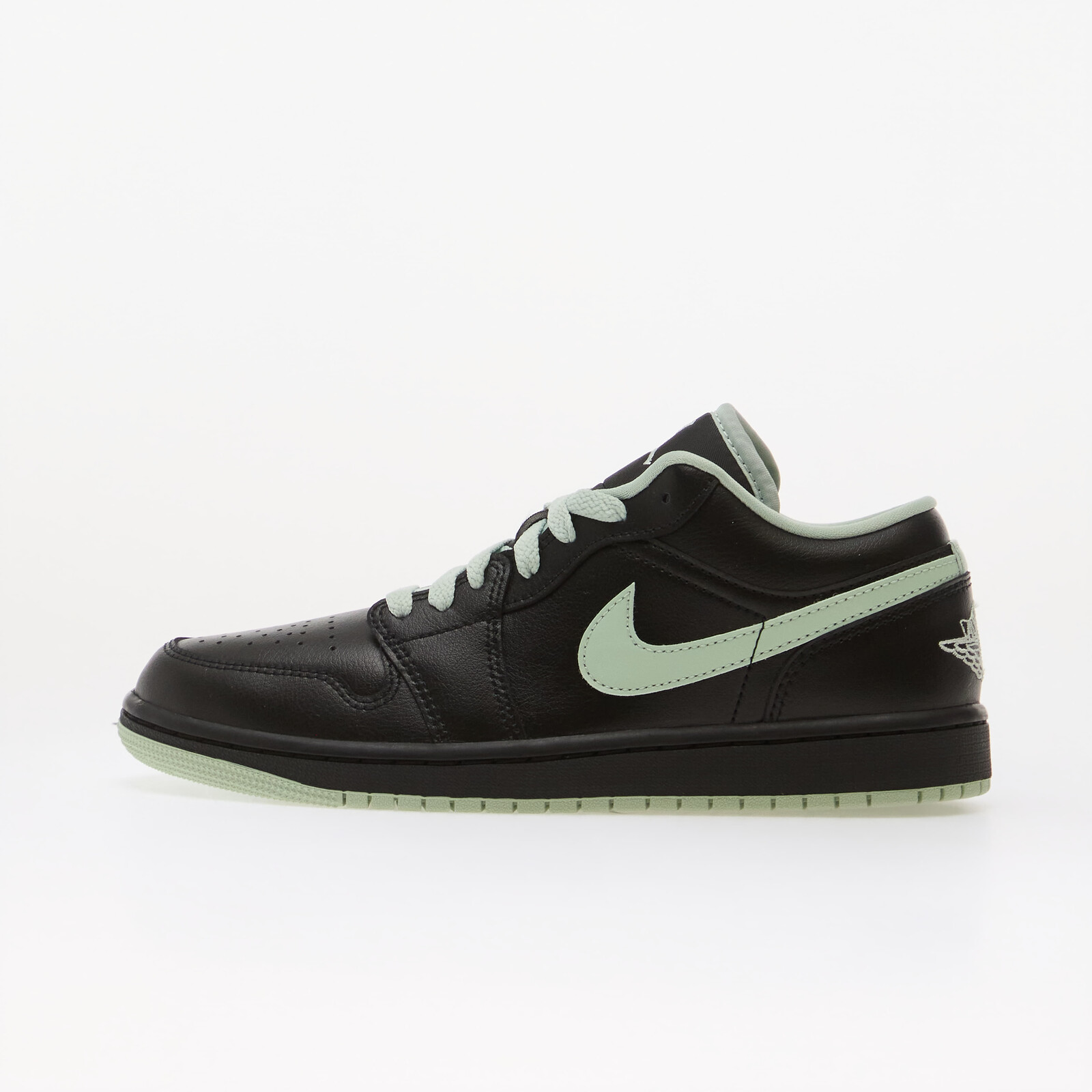Sneakers Air Jordan 1 Low Black/ Pistachio Frost UK 4.5