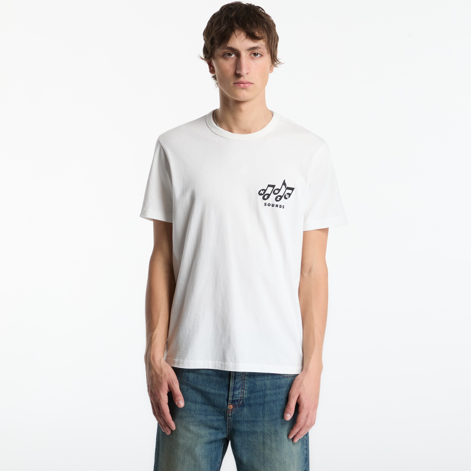 T-shirt KENZO Gots Sounds Slim T-Shirt Off White XL