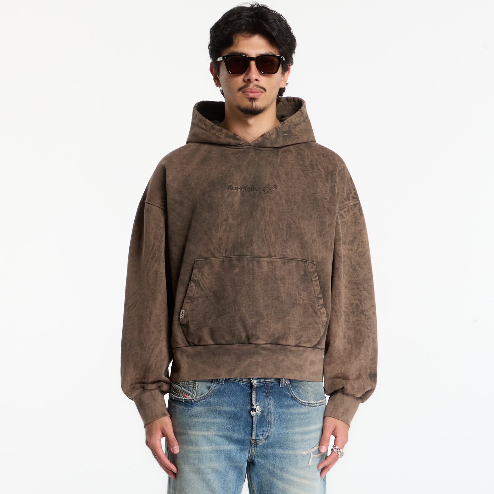Sweatshirt TwoJeys Icon Hoodie Outer Brown Brown S