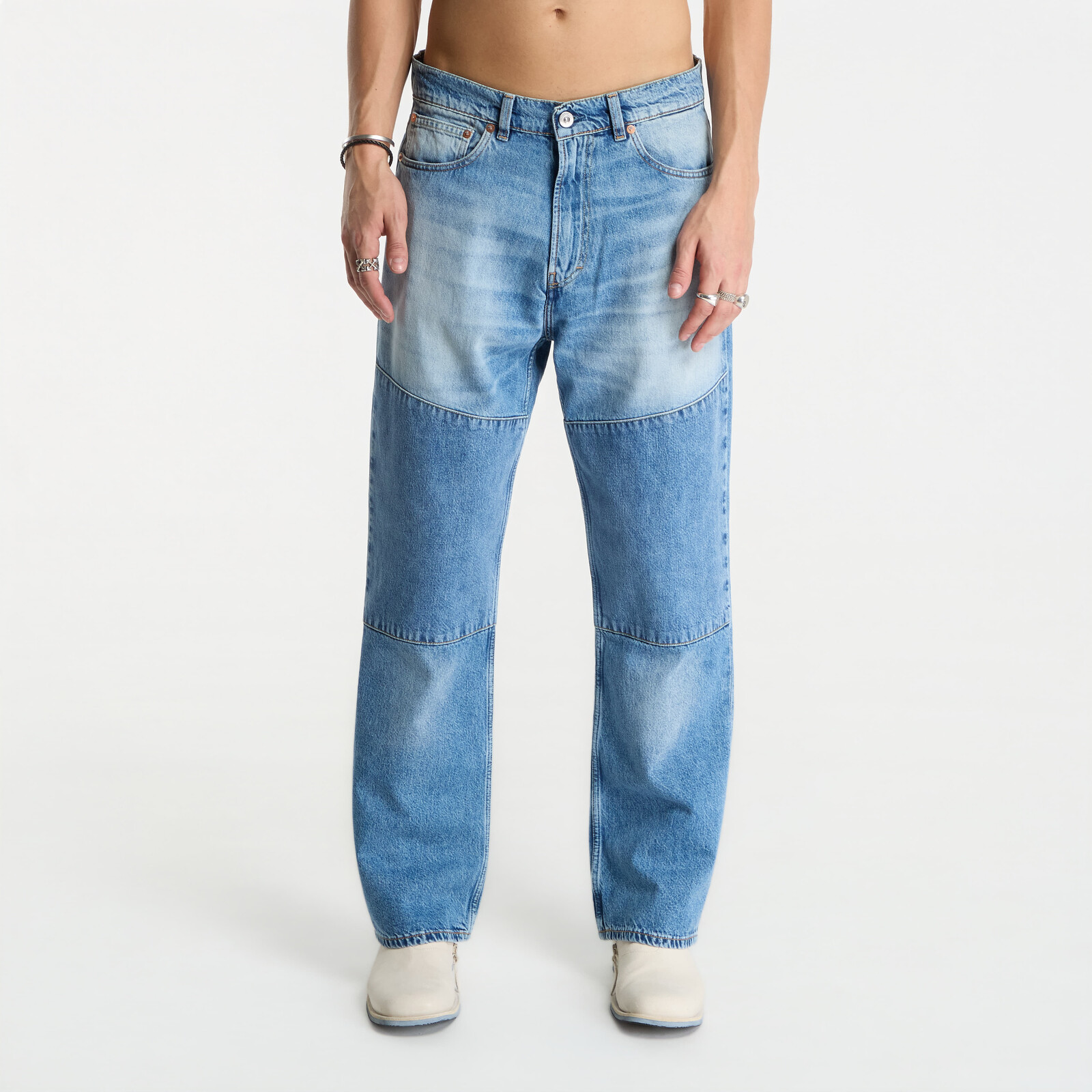 Pants OUR LEGACY Third Cut Patched Saddle Repair Wash 33