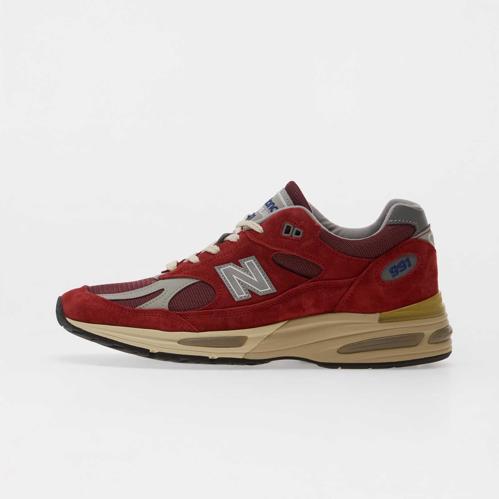Sneakers New Balance 991 Made in USA Karanda Red/ Cordovan/ Harbor Mist UK 9.5