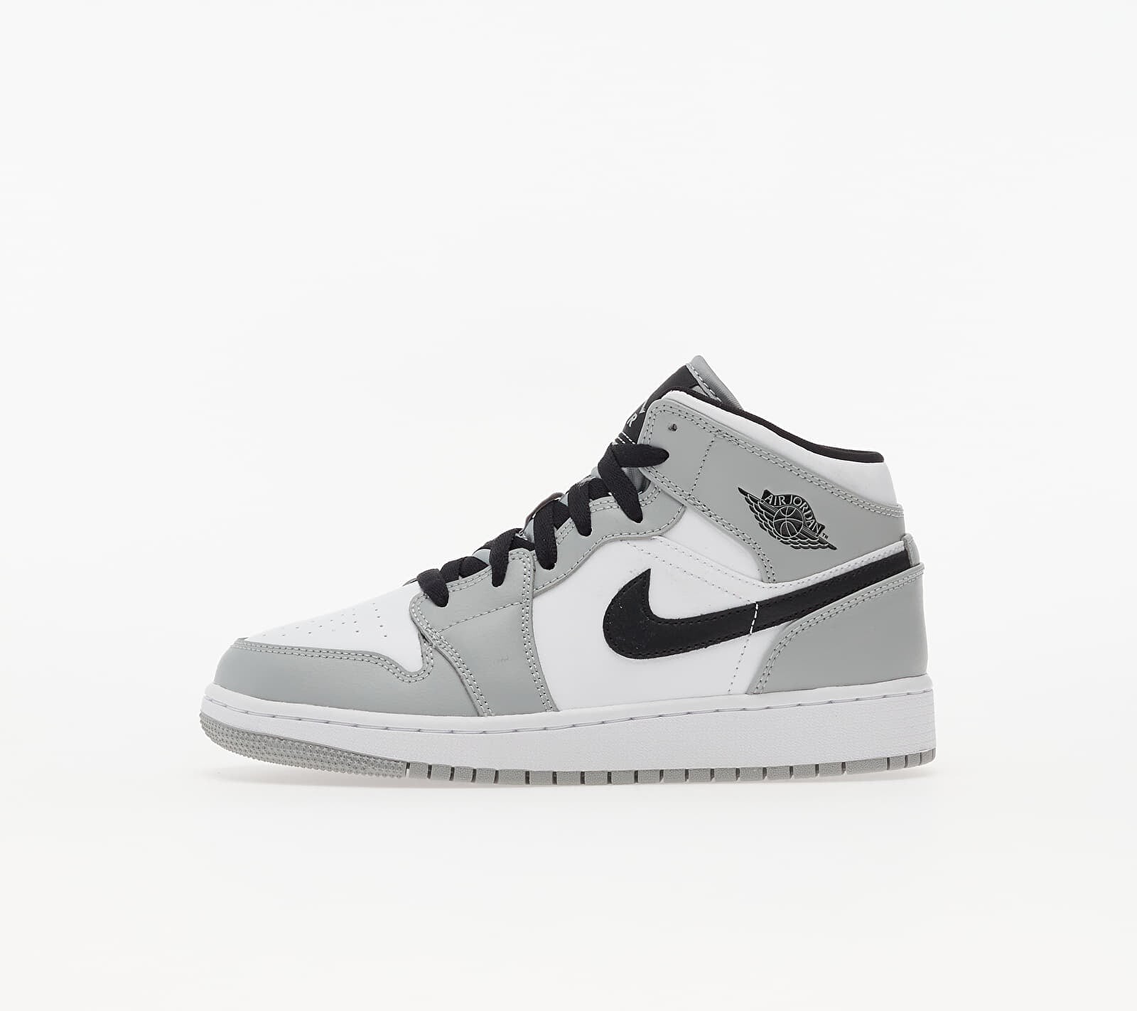 Sneakers Jordan Air 1 Mid (GS) Lt Smoke Grey/ Black-White UK 4.5