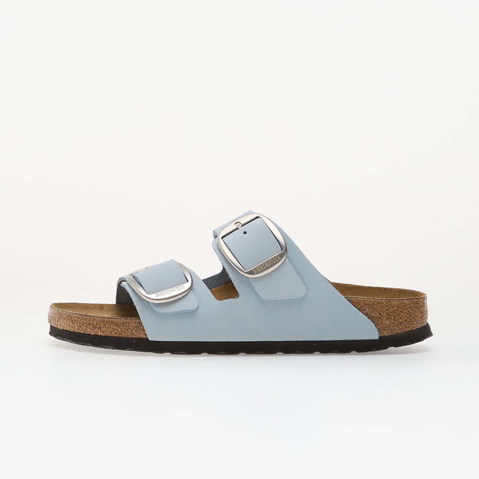 Sneakers Birkenstock Arizona Big Buckle Nubuck Leather Women Baby Blue UK 4.5