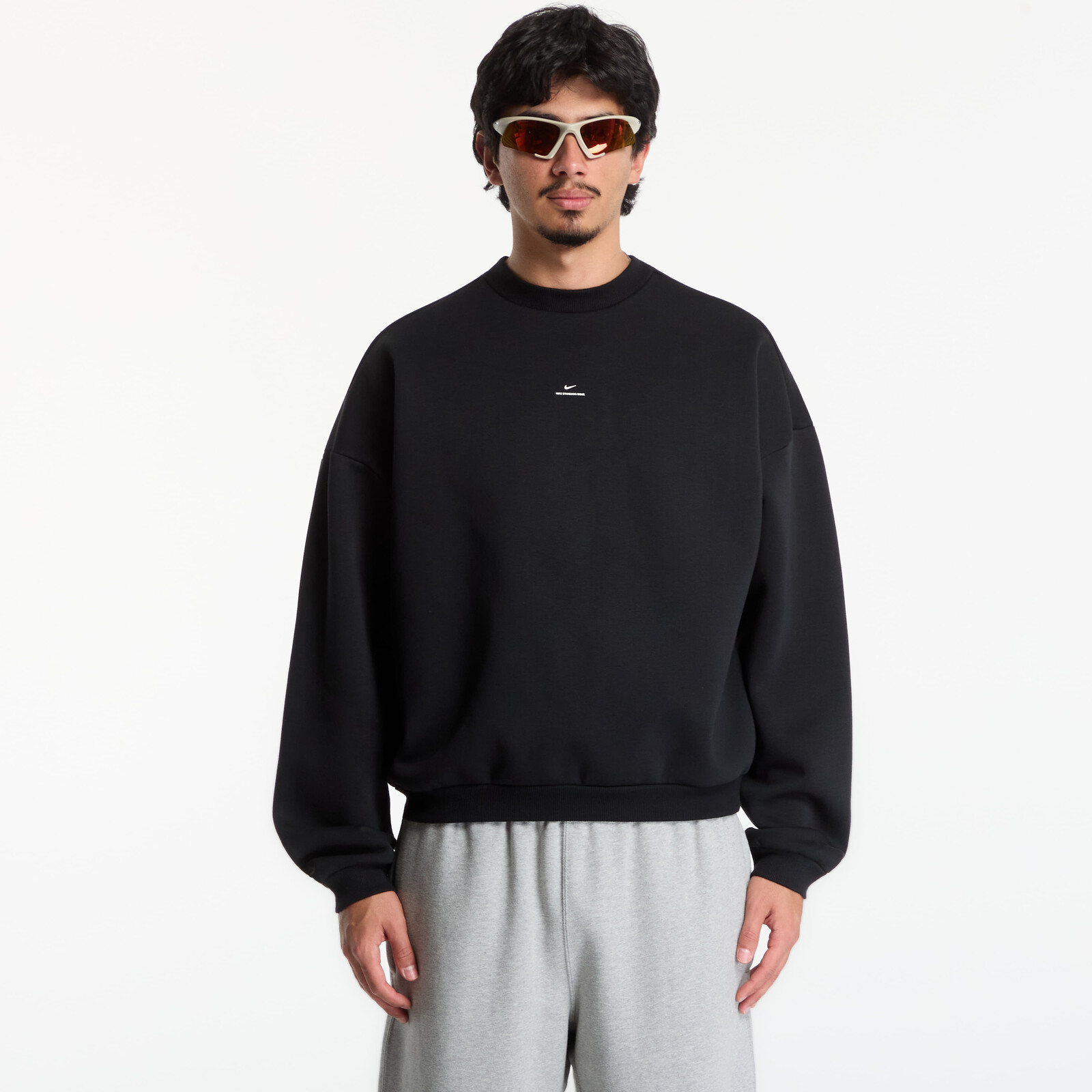 Sweatshirt Nike Standard Issue Therma-FIT Basketball Crew Black/ Pale Ivory M