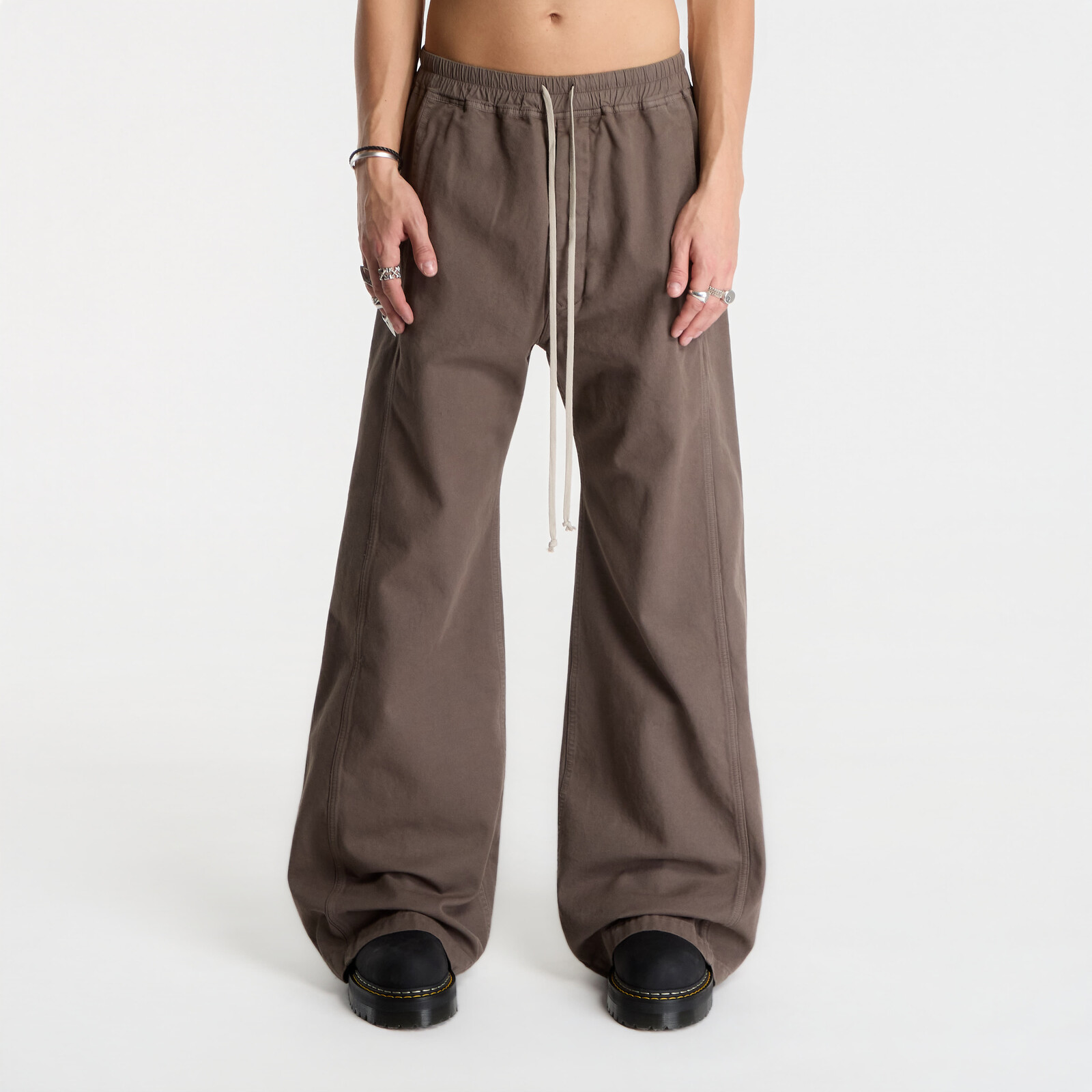 Pants Rick Owens DRKSHDW Wide Pusher Pants Dust S