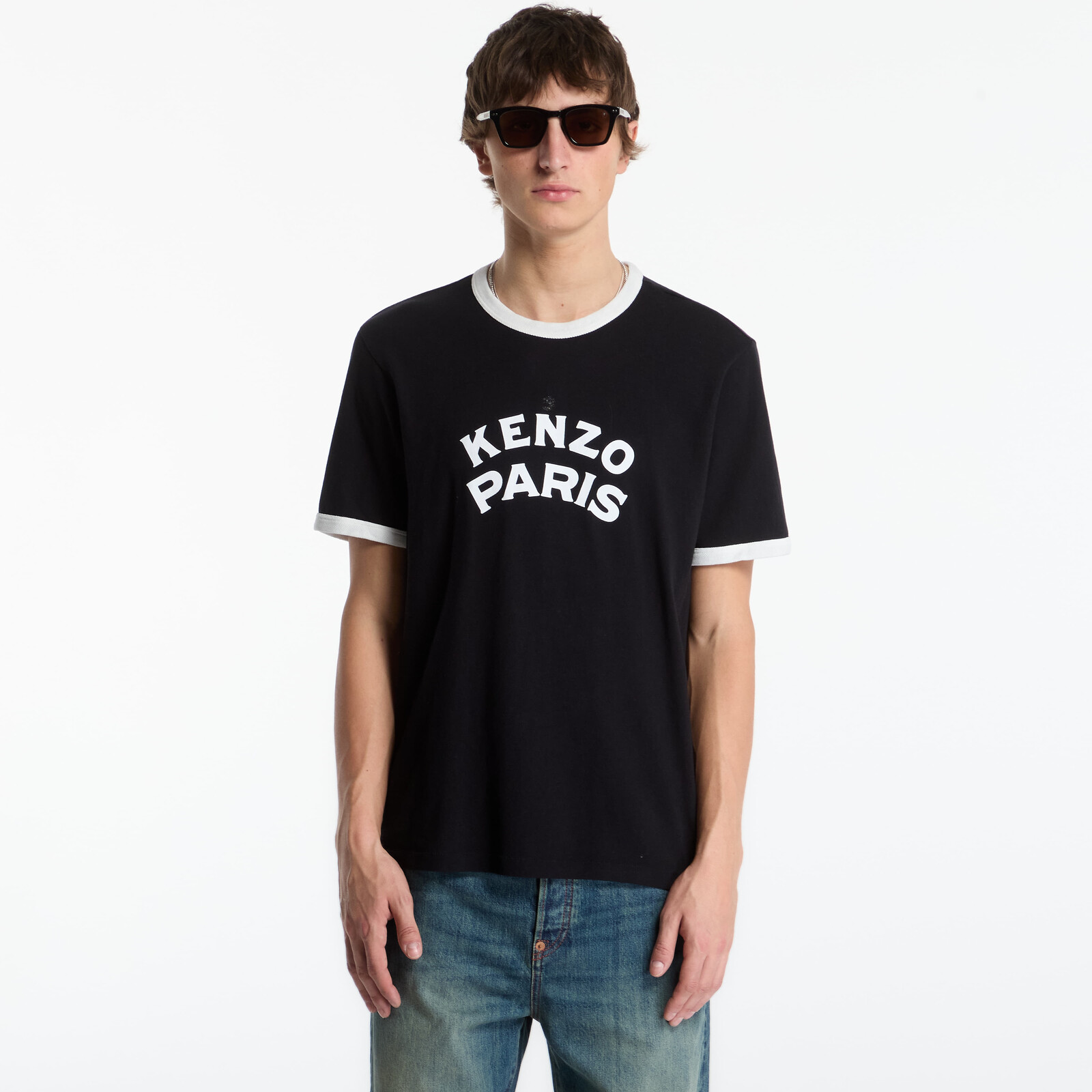 T-shirt KENZO Gots Paris Emblem Slim T-Shirt Black S