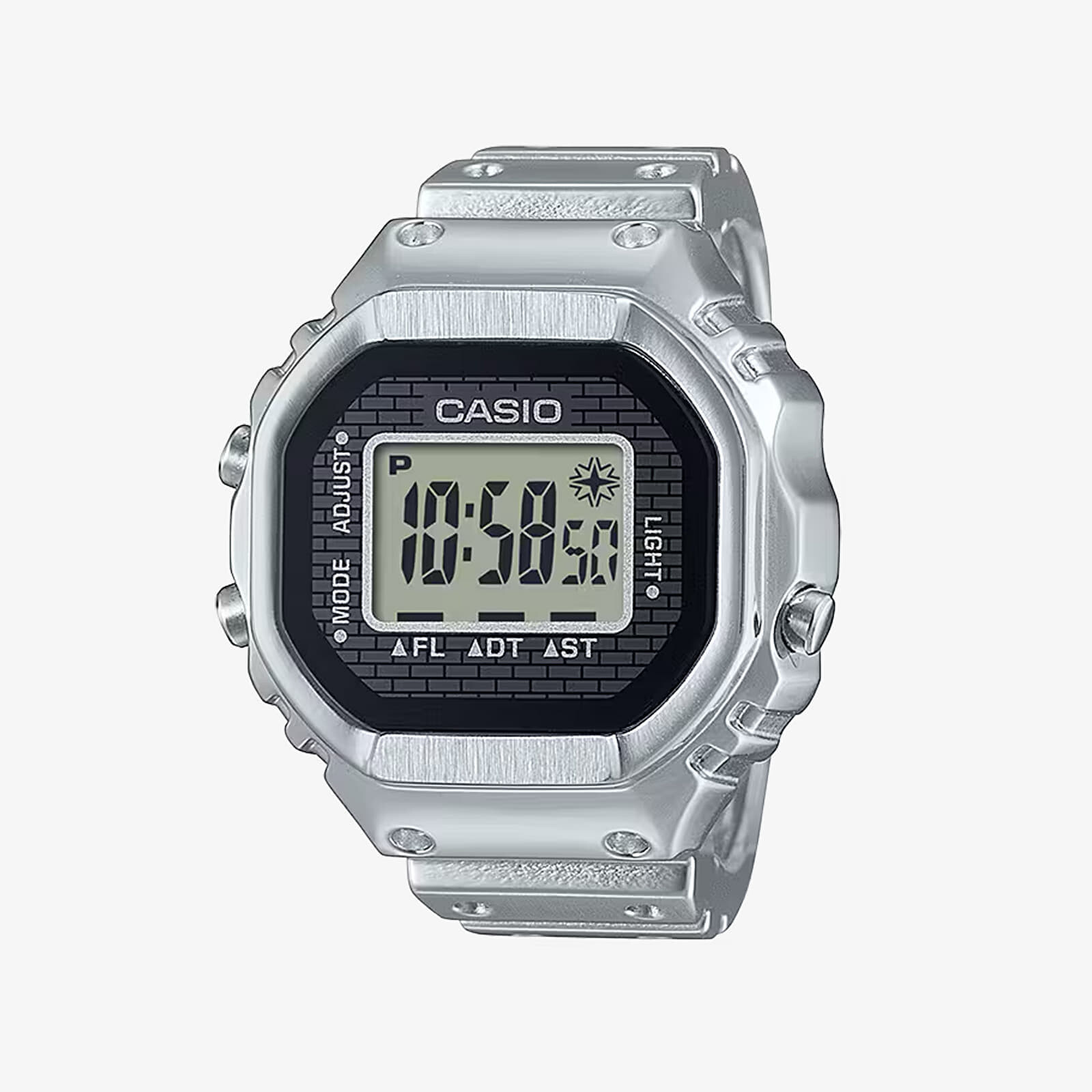 Watch Casio 50th Anniversary Ring Watch CRW-001-1ER Silver Universal