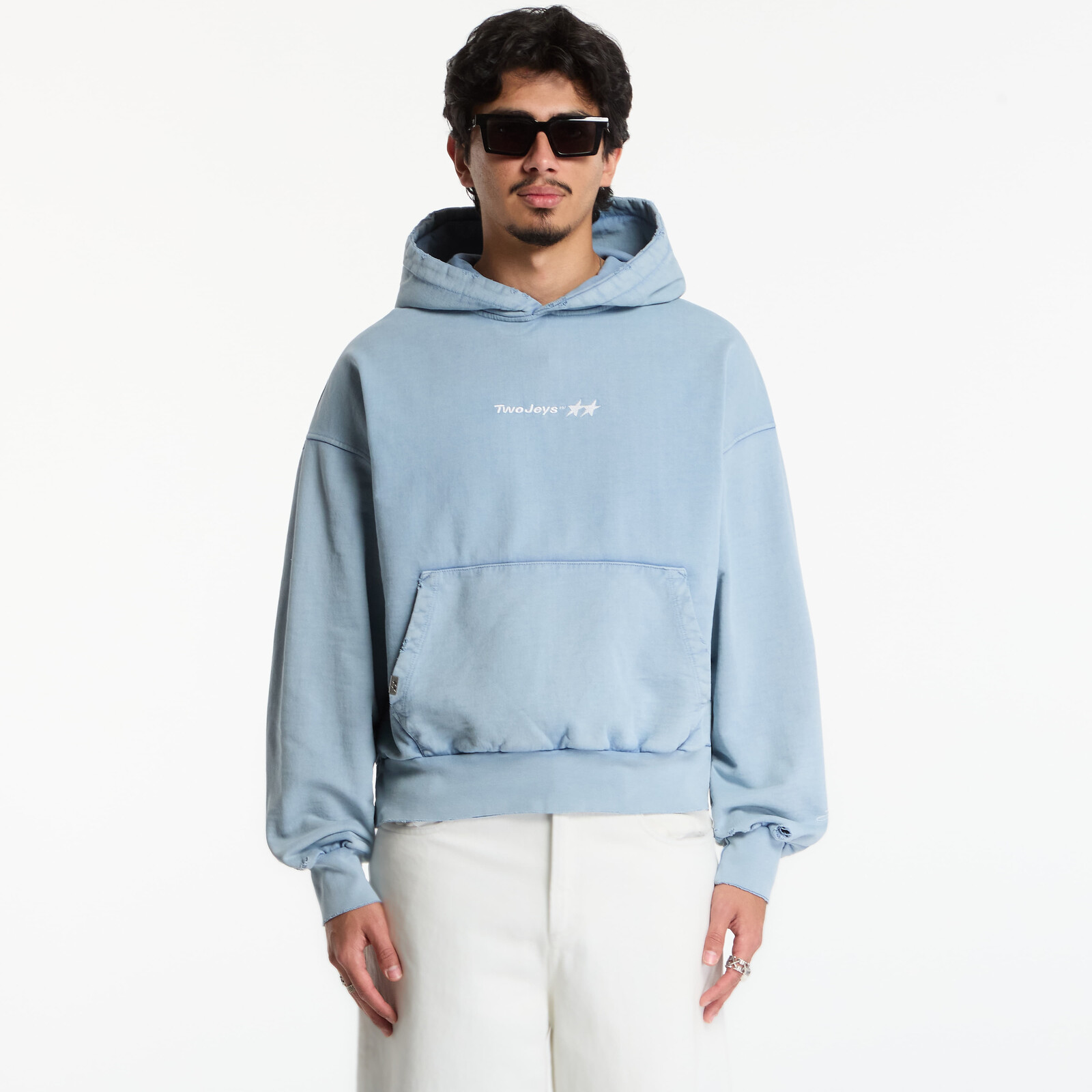 Sweatshirt TwoJeys Icon Hoodie Bodega Blue Blue XS