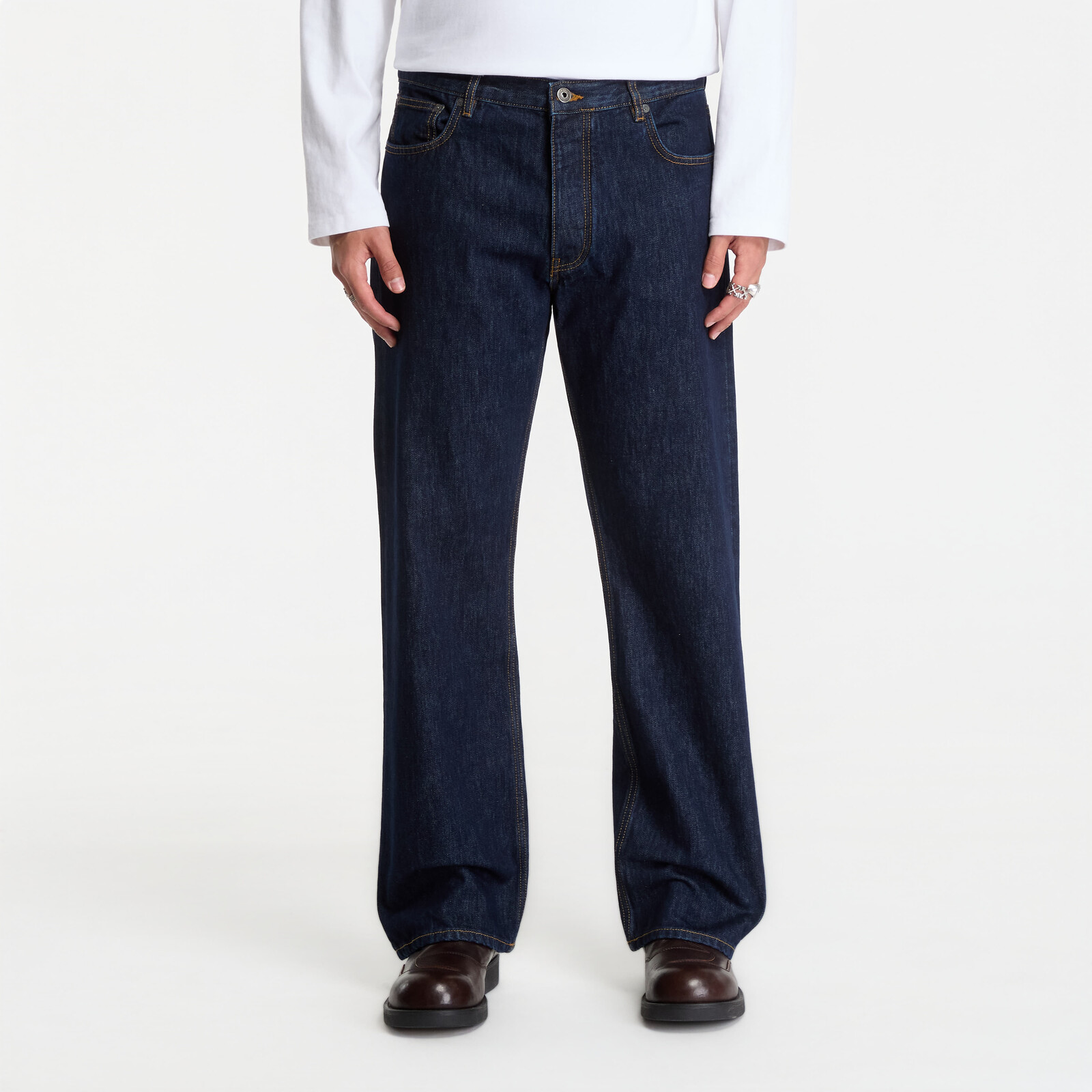 Pants Off-White Half Arrow Slim Relax Jeans Raw Indigo 34