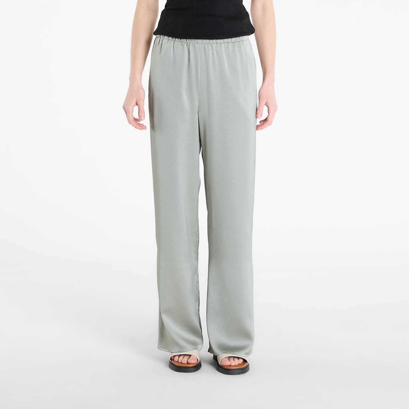 Pants Calvin Klein Hammered Satin Pull On Pant Shadow S