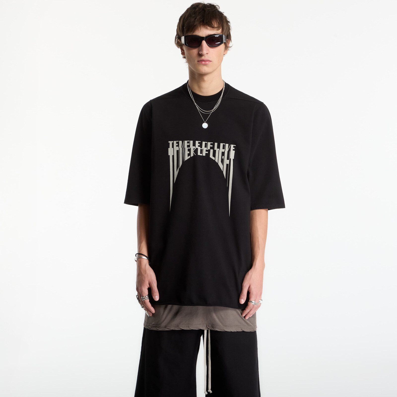 T-shirt Rick Owens DRKSHDW Jumbo Ss T-Shirt Black/ Pearl S