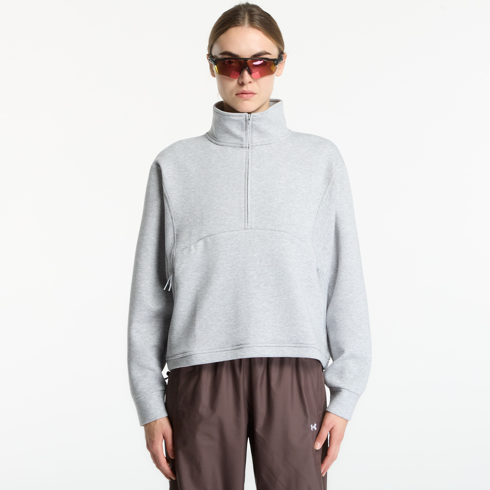 Sweatshirt Under Armour Unstoppable Fleece HZ Mod Gray Light Heather/ Mod Gray S