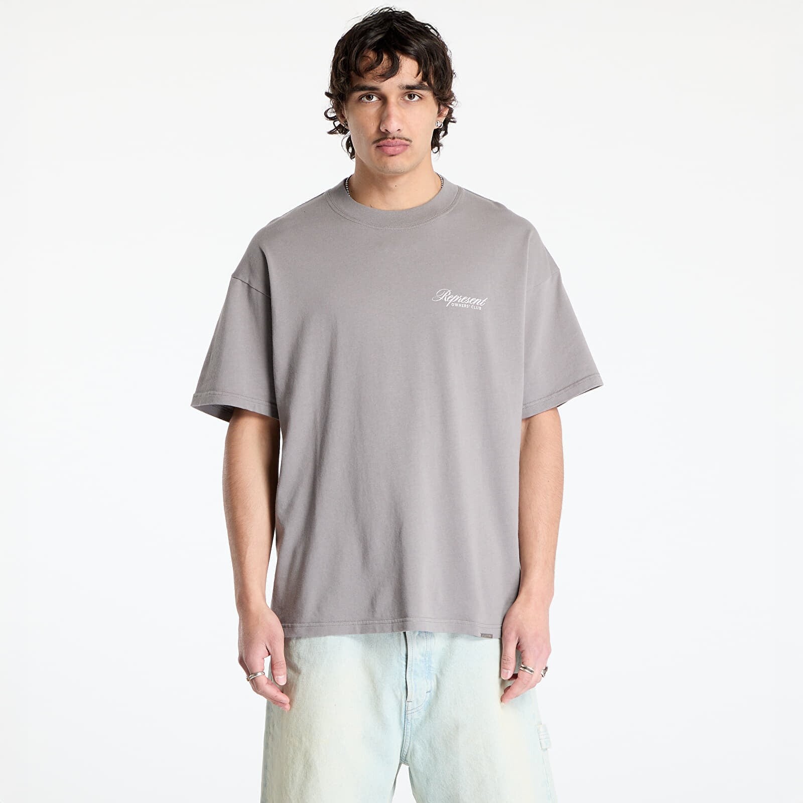 T-shirt REPRESENT Represent Owners Club Script T-Shirt Slate M