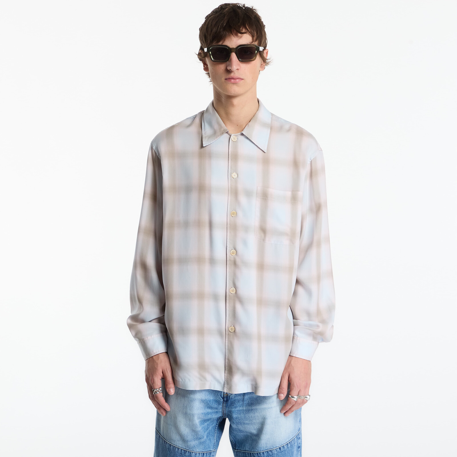 Shirt OUR LEGACY Every Shirt Laramie Check Tencel Outrider 52