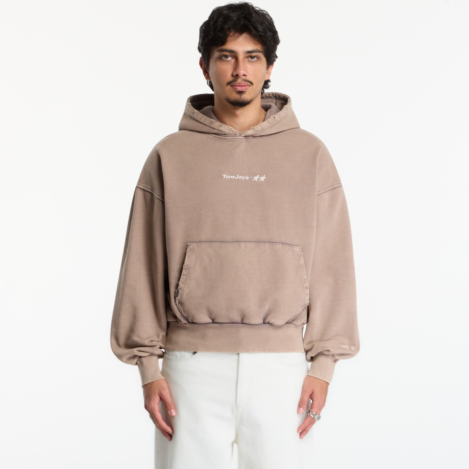 Sweatshirt TwoJeys Icon Hoodie Bodega Brown Brown M