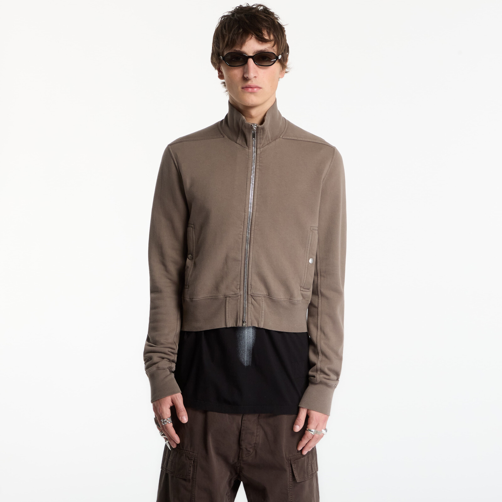 Sweatshirt Rick Owens DRKSHDW Rev Track Jacket Dust XL
