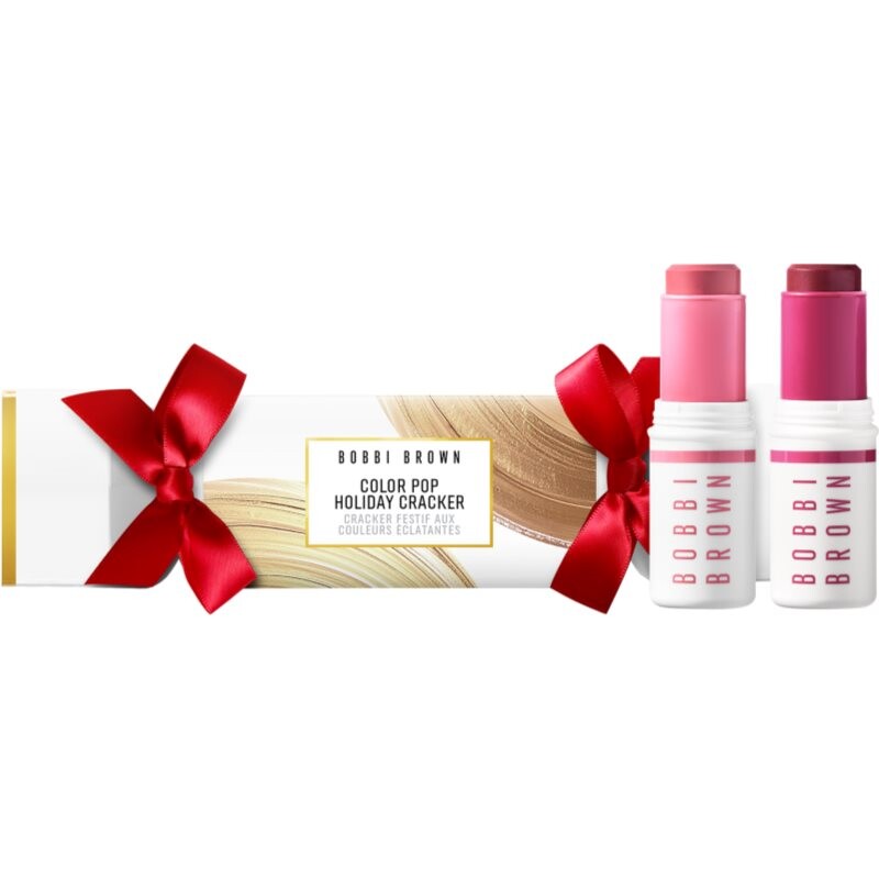 Bobbi Brown Holiday Color Pop Holiday Cracker gift set shade Cheeky Pink / Plum Envy