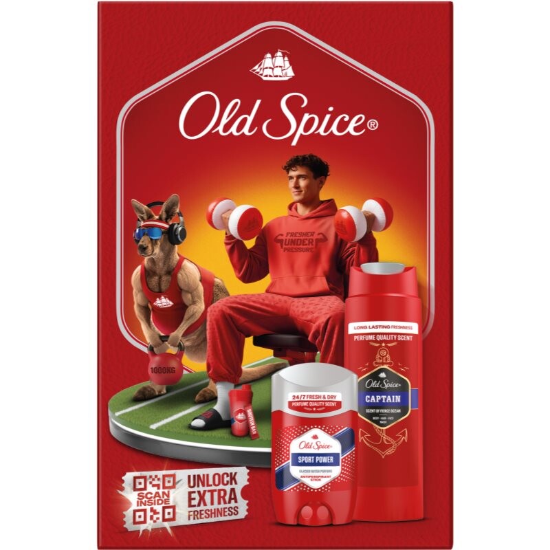 Old Spice Sport Power & Captain Gym Set gift set