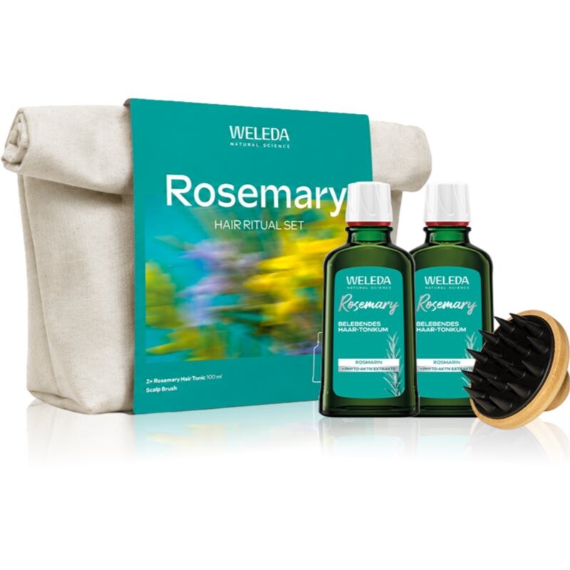 Weleda Rosemary Hair Ritual gift set for healthy scalp