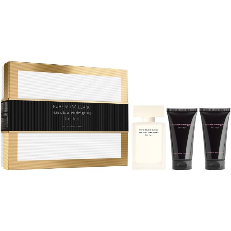 narciso rodriguez for her PURE MUSC BLANC gift set for women