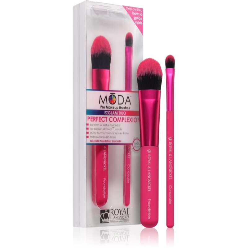 Royal and Langnickel MŌDA EZGLAM DUO Perfect Complexion brush set