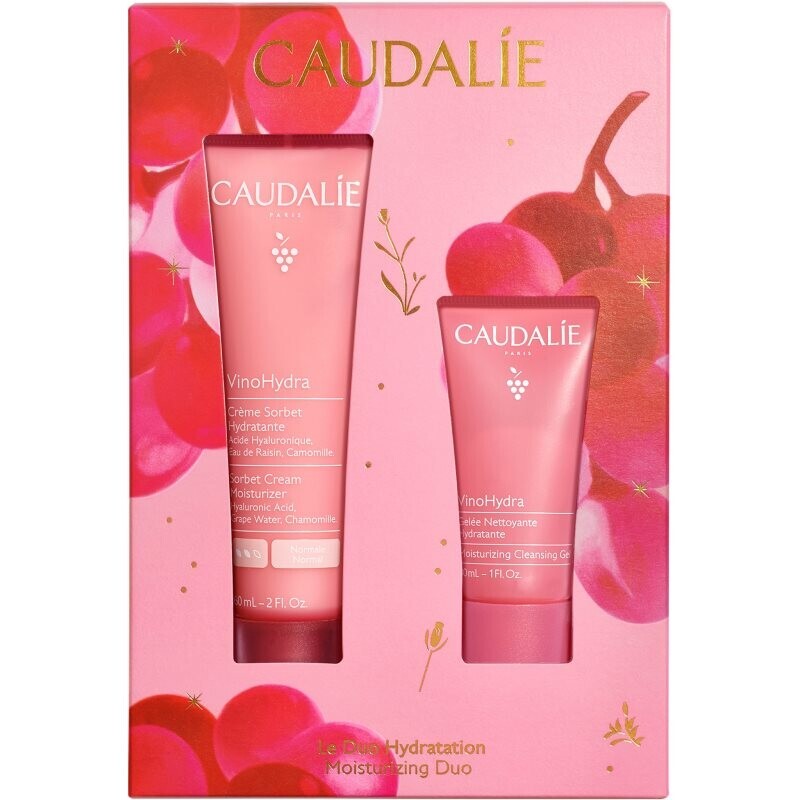 Caudalie Moisturizing Duo Set Christmas gift set for hydrating and firming skin