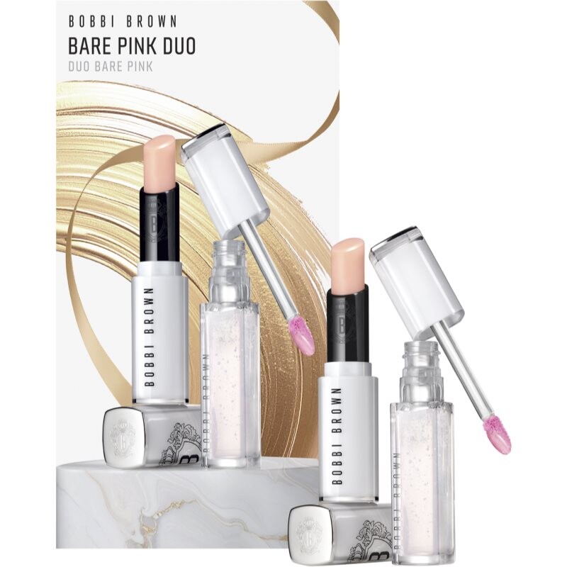Bobbi Brown Holiday Bare Pink Duo gift set for lips