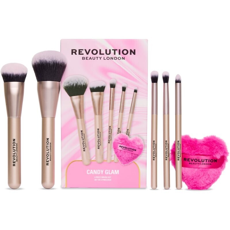 Revolution Candy Glam Brush Set brush set 1 pc