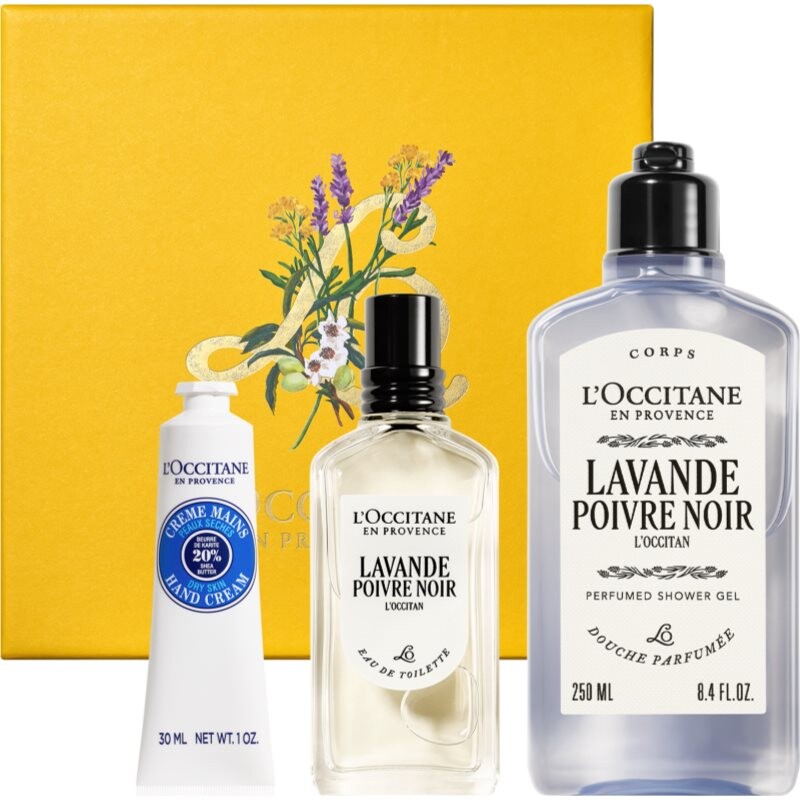 L’Occitane Lavande Poivre Noir gift set for men