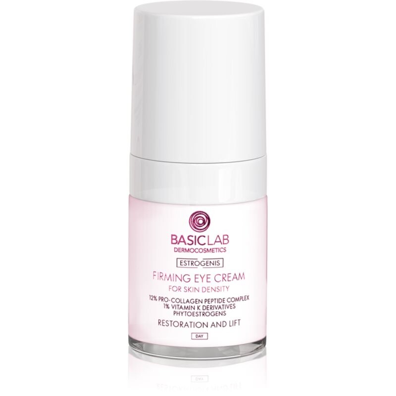 BasicLab Dermocosmetics Estrogenis smoothing and firming eye cream with peptides 18 ml