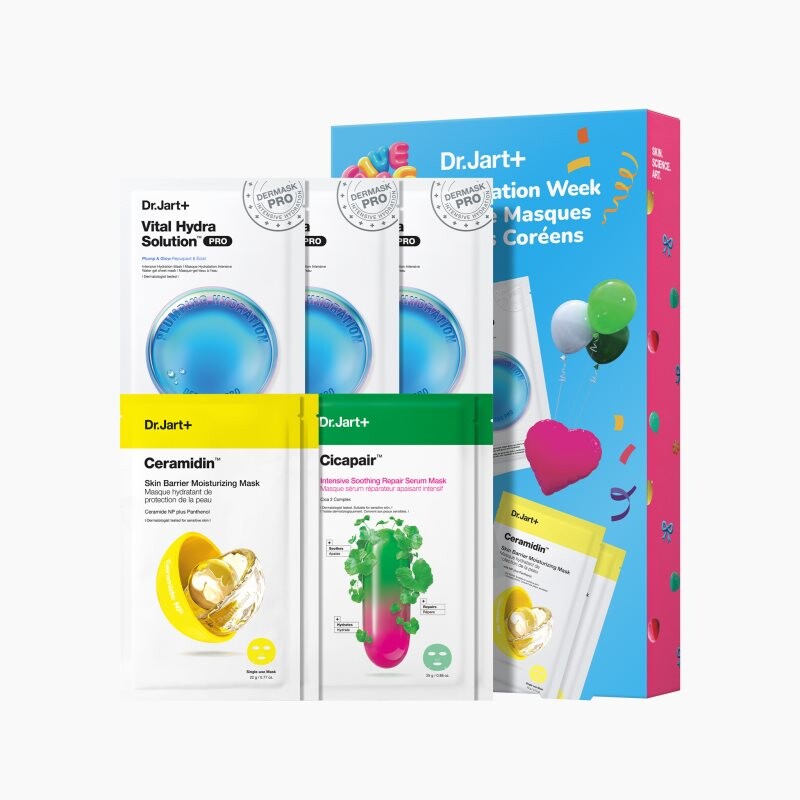 Dr. Jart+ Holiday K-Mask Hydration Week gift set