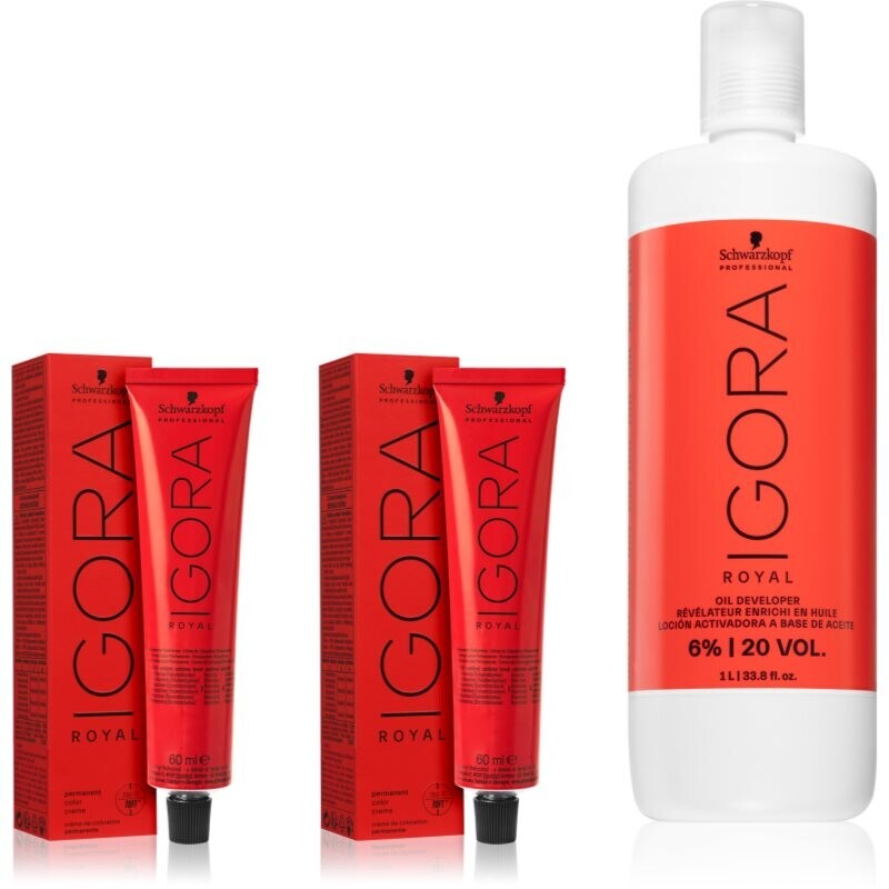 Schwarzkopf Professional IGORA Royal set for hair colouring shade 5-0; 6-0