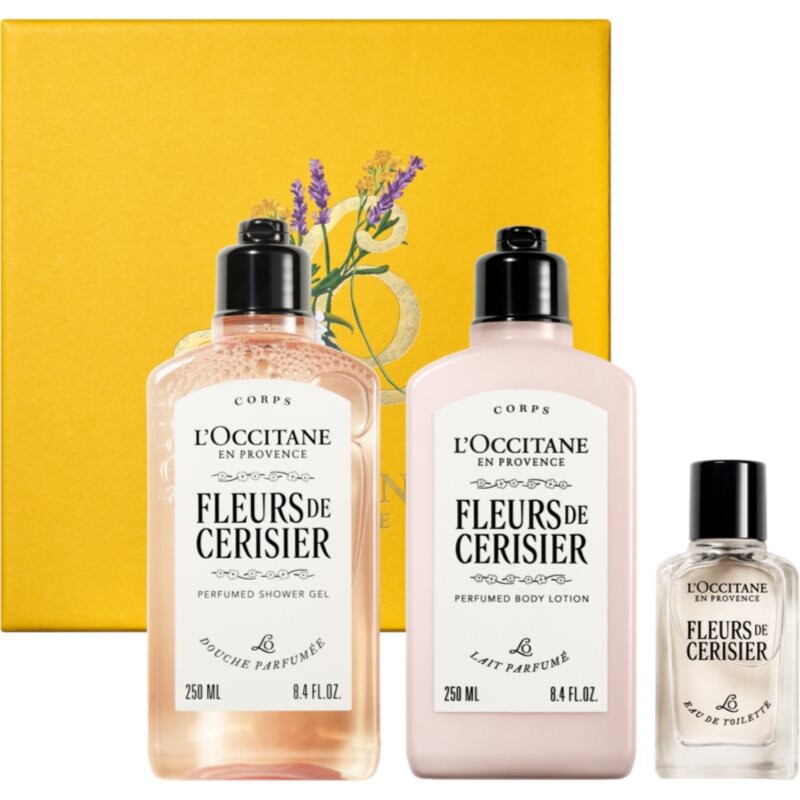 L’Occitane Fleurs de Cerisier Body Set gift set for women