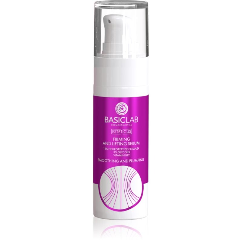 BasicLab Dermocosmetics Esteticus lifting serum for firmer face contours 5% Neuropeptide Complex, 3% Glycoin 30 ml