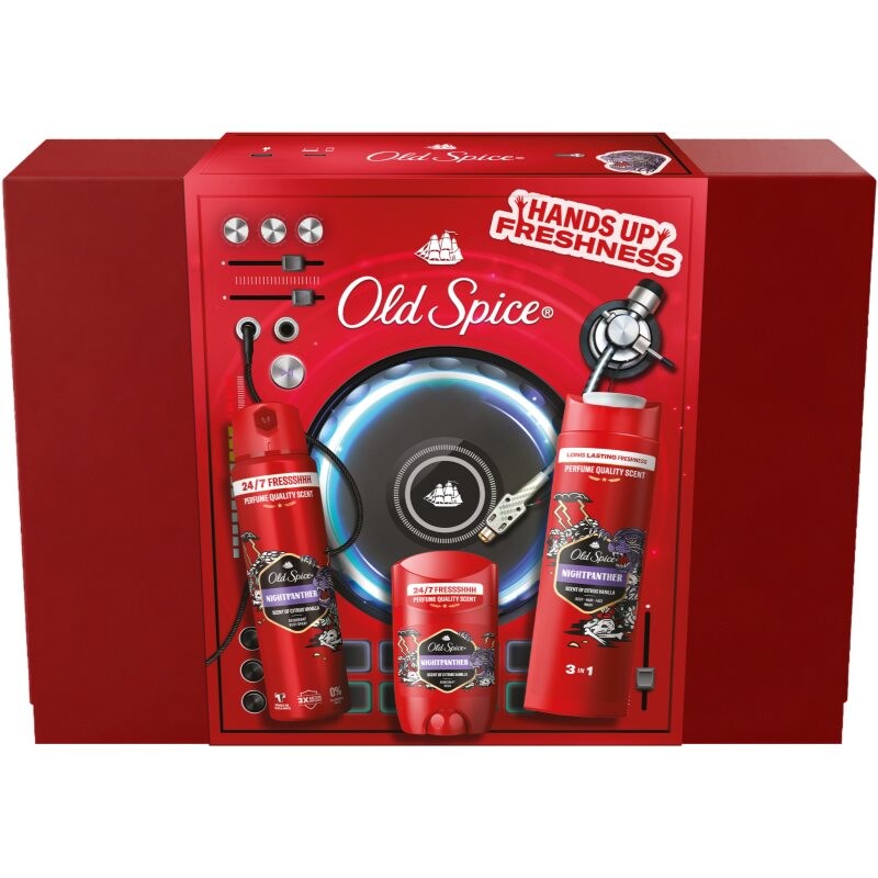 Old Spice Nightpanther DJ gift set