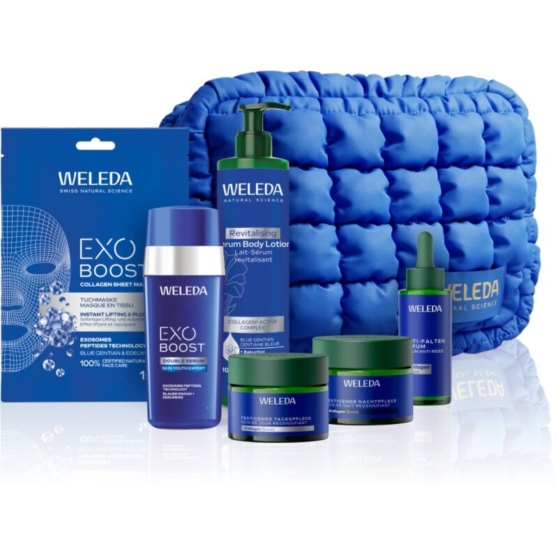 Weleda Blue Gentian Renewal Ritual gift set to restore skin firmness