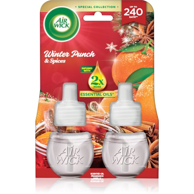 Air Wick Winter Punch&Spices electric diffuser refill 2x19 ml
