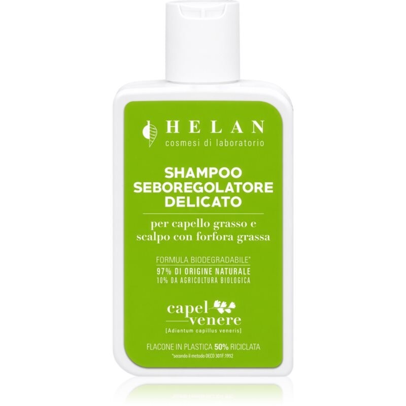 Helan CAPELVENERE Gentle Sebum-Regulating Shampoo shampoo for oily hair and scalp 200 ml