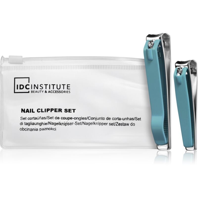 IDC Institute Turquoise nail scissors 2 pc