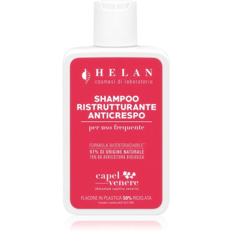 Helan CAPELVENERE Anti-Frizz Restructuring Shampoo smoothing shampoo for wavy and curly hair 200 ml