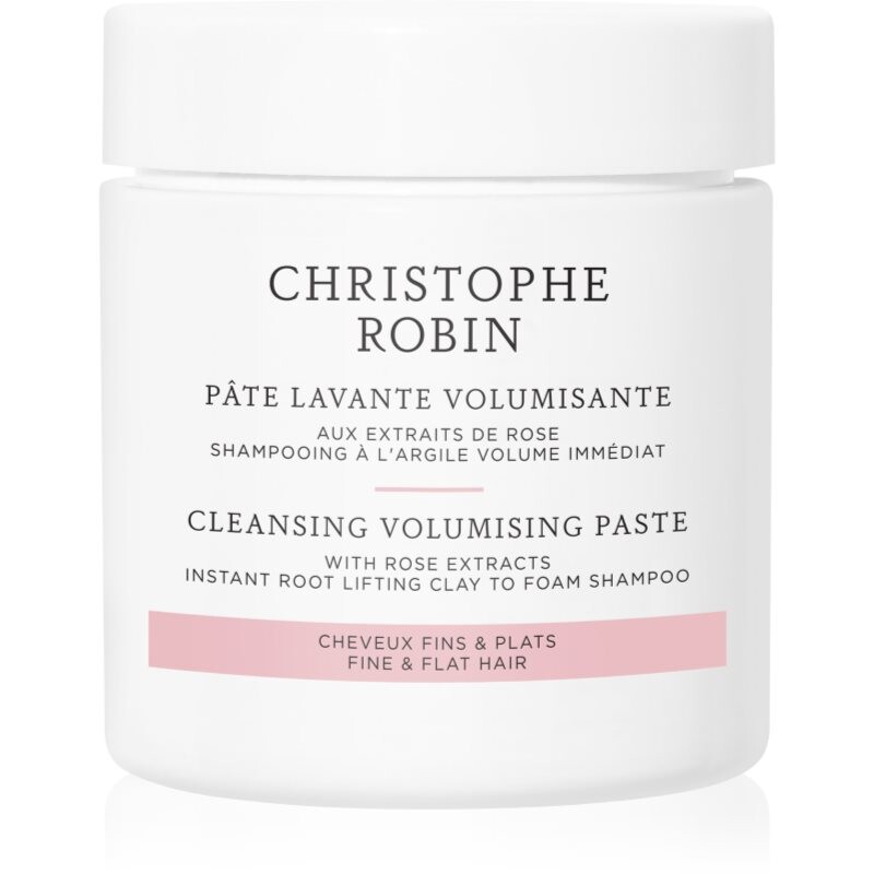 Christophe Robin Cleansing Volumizing Paste exfoliating shampoo for hair volume 75 ml